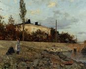 弗里茨 陶洛 : Evening at the Bay of Frogner